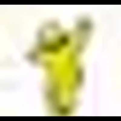What a funny little yellow man, I sure hope he isn't turned into a religious cult