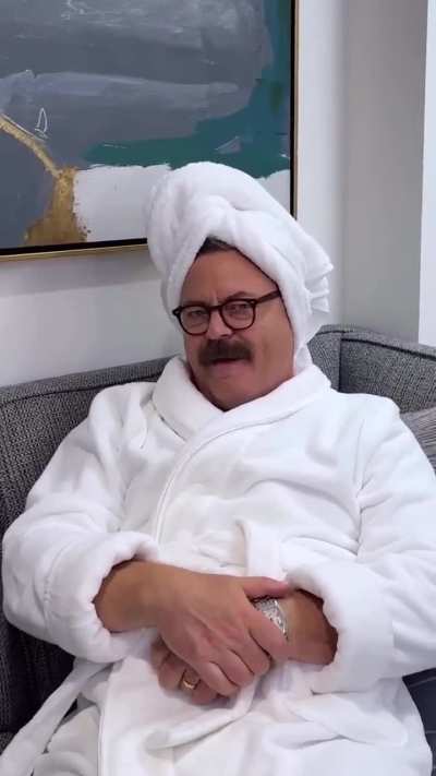 Nick Offerman Treats Himself