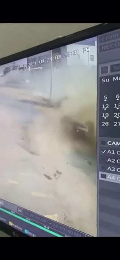 Car accident.