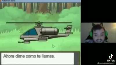 o cara es un puto helicoptero