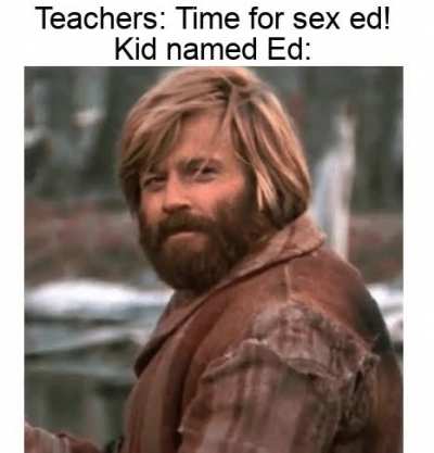 That's my boy, um, teacher, um, marks