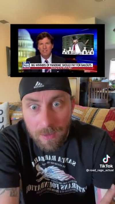 Accidentally based Tucker Carlson