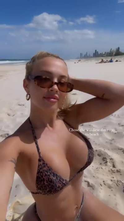 &lsquo;Chose the windiest day to go to the beach&rsquo; | IG January 2025