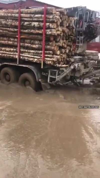 Logging through mud