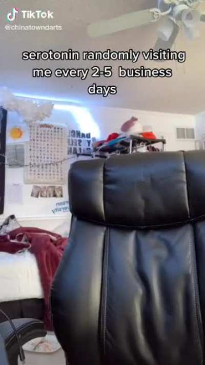 She left as soon as she came. Amazing.