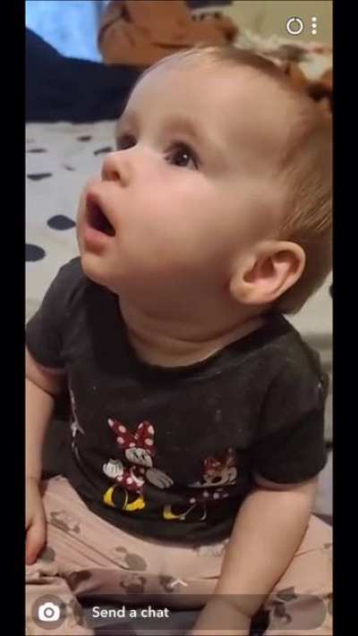 my baby sister loves methhead freestyle and she has the same reaction every time. it&rsquo;s so cute