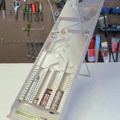 A vintage coin sorter