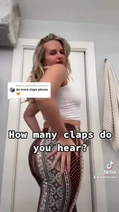How many claps do you hear?