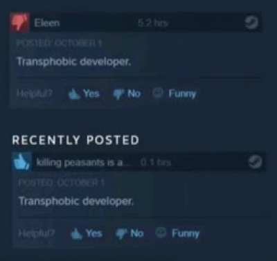 Transphobic Developer