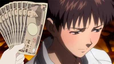 What is he doing for 100K &yen;?