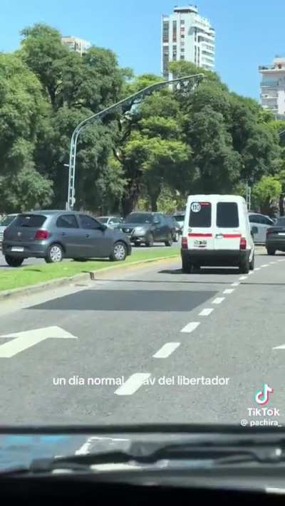 Tráfico en CABA un día cualquiera