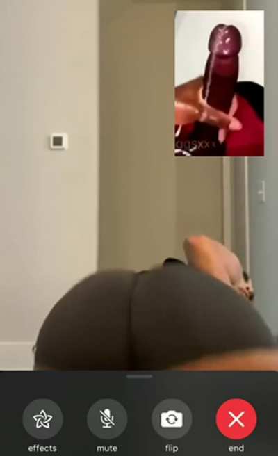 I texted momma and said she need to start shaking tht ass for some money on TikTok and she called and did this and when she saw what I was doing she moaned my name