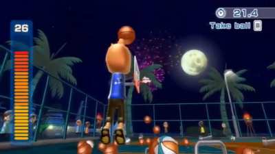 Wii Basketball is an emotional game