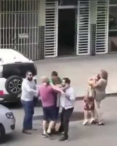 When granny fights jiu jitsu