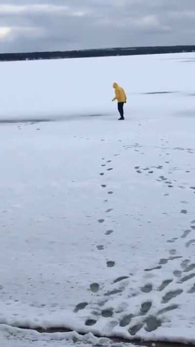 just walking on the ice...