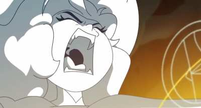 Tom Barkel&rsquo;s animation of Titan Luz ripping Belos out of the Titan&rsquo;s heart