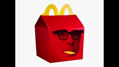 Oh, I guess he IS a happy meal.