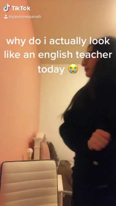 get that high school English teacher look