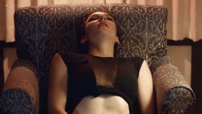 Ava Verne masturbating in "A Thought of Ecstasy" (2017)