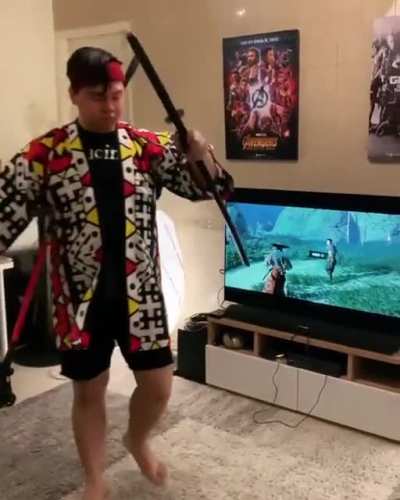 This guy doing Standoff in Ghost of Tsushima