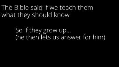 Church admin tells parents and officers to "teach" their kids. Worries that they'll leave INCult in the future.
