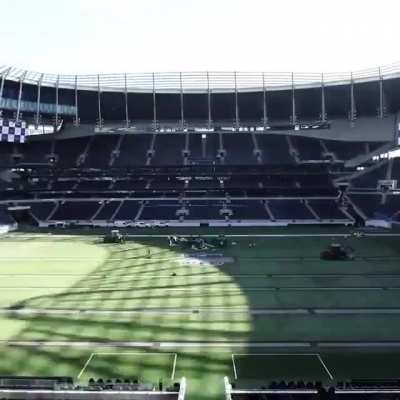 Kinda cool insight as to how our pitch changes specifically for an NFL game
