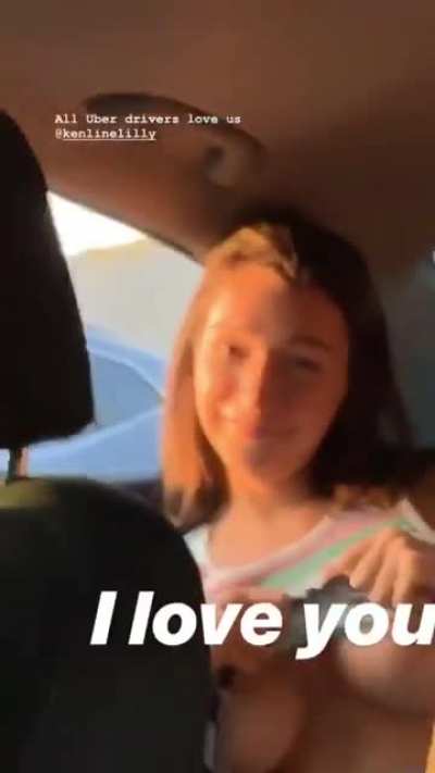 Better view of her flashing her tits