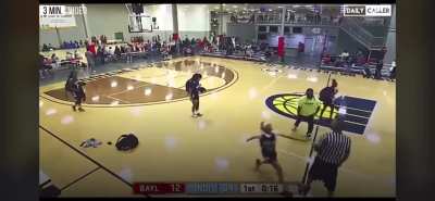 Fight at basketball game