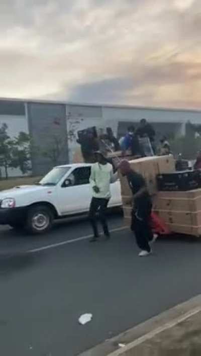 Looting in South Africa right now