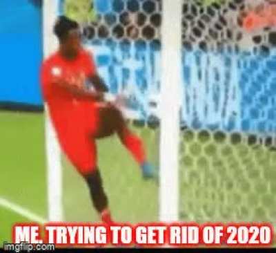 Me, tryin to get rid of 2020 be like...