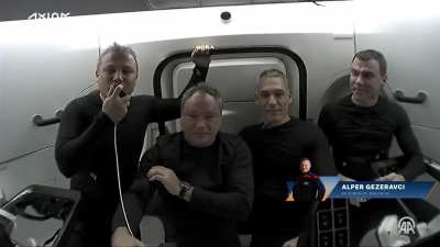Alper Gezeravcı'nın uzaydaki ilk sözü 