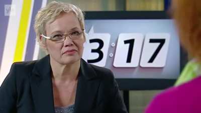 Finnish EU parliament canditate tries to speak French. She had said she could speak fluent french.