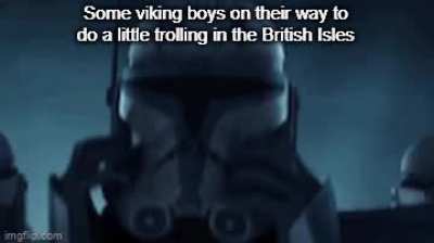 We do a little trolling