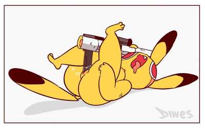 Pikachu Using Gun