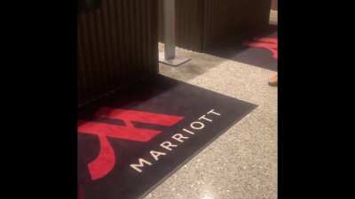 Marriott hotel manager snaps on hotel guest