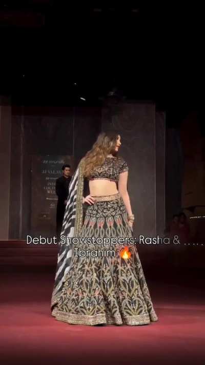 Rasha Thadani &amp;amp; Ibrahim Ali Khan Ramp Walk