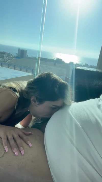 I love sucking his cock