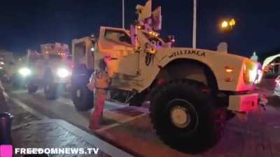 In the heart of D.C., a citizen stands before the National Guard. This is what America stands for.