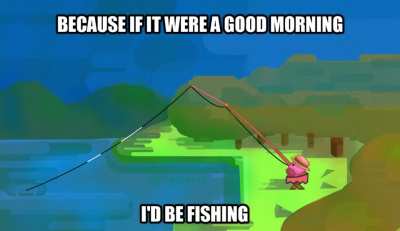 Kirby Fishing! Look at him go!