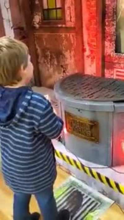 Took my GFs son to Spirit Halloween today