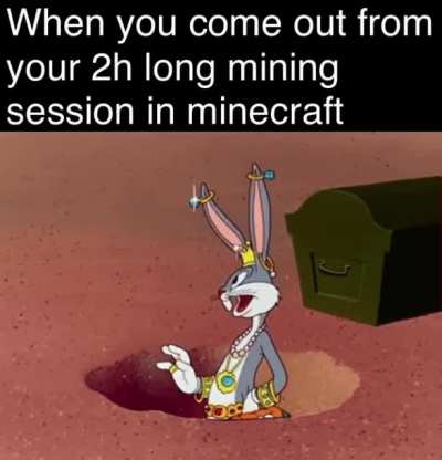 Covered in ores and stone