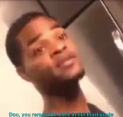 Pulls out funny large spoon