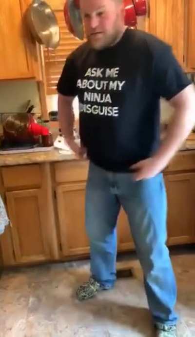 This ninja disguise