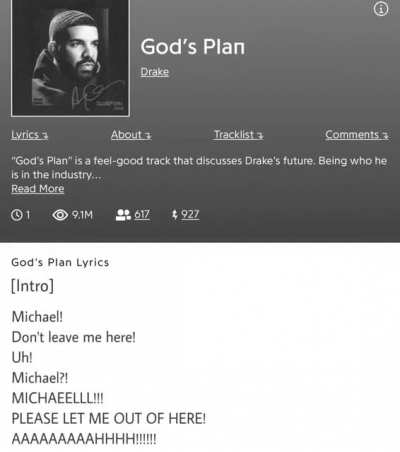 God&rsquo;s Plan lyrics:
