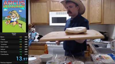 Burrito speedrun