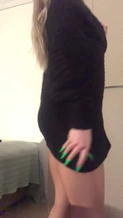 Do I have the permission to sit on your dick and make you cum inside me? (Reveal)
