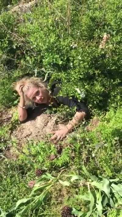 At first I was like "she's completely normal. Seems to be well spoken." Then I remember she's in a bush