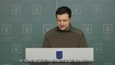 President Volodymyr Zelenskyy latest speech. [Eng Subs]