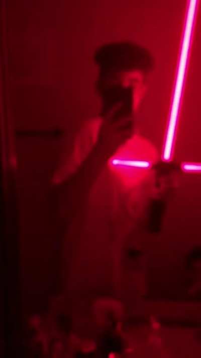 Perfectly cut lightsaber