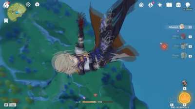 my boy Albedo went higher than Dragonspine's peak and Liyue combined